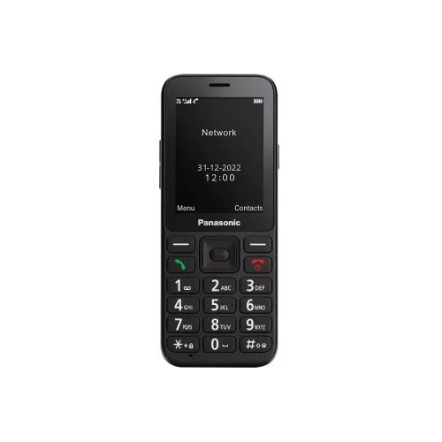 Telefon mobil Panasonic KX-TU260EXB, 4G, ecran 2.4", negru, buton SOS, hands-free