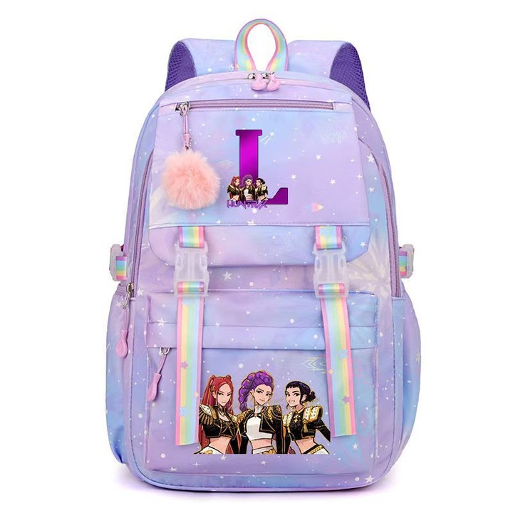 Ghiozdan Kpop Witch Hunters, capacitate mare, impermeabil, 30x22x44cm