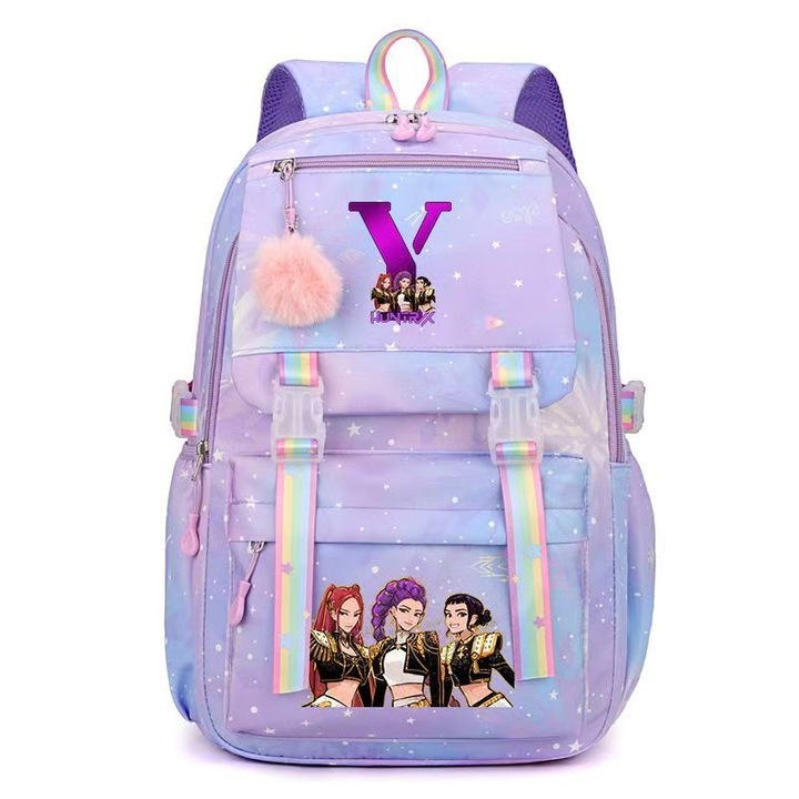 Ghiozdan Kpop Witch Hunters, capacitate mare, impermeabil, 30x22x44cm, unisex