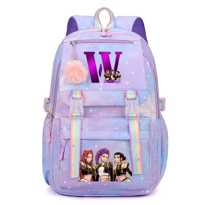 Ghiozdan Kpop Witch Hunters, capacitate mare, impermeabil, 30x22x44cm