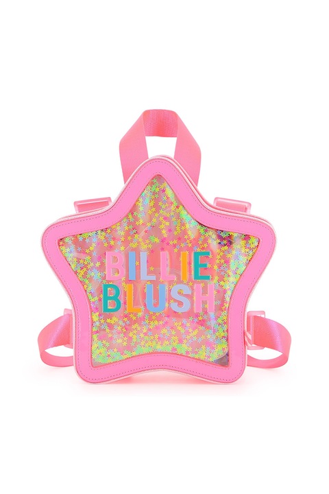 Billieblush, Rucsac in forma de stea cu logo, Portocaliu, Fucsia