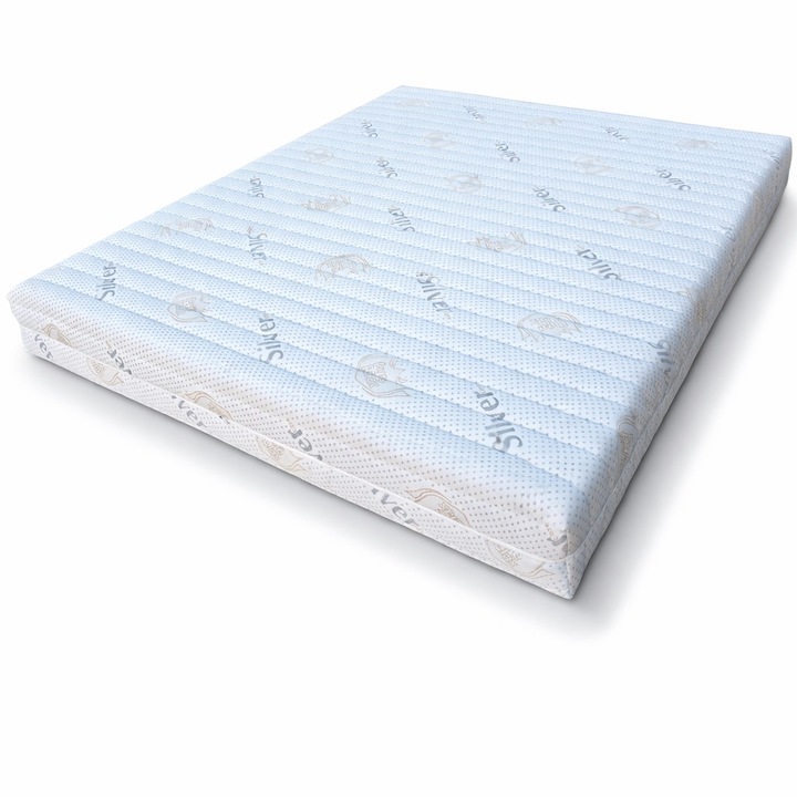 Saltea Ortopedica, Dolce Dormire, Equilibrio, 200x160x20cm, Spuma poliuretanica, Husa detasabila Silver Care