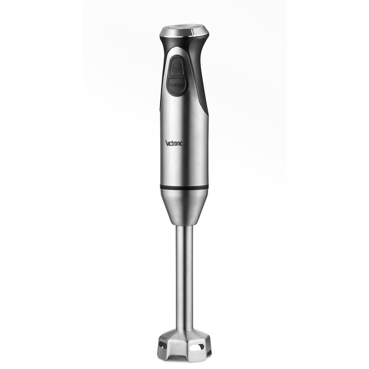 Pasator electric cu cap detasabil Victronic, din Otel inoxidabil, 2 viteze, Putere 1200 W, VC3624