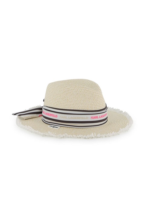 KARL LAGERFELD KIDS, Palarie cu bor lat, Bej deschis