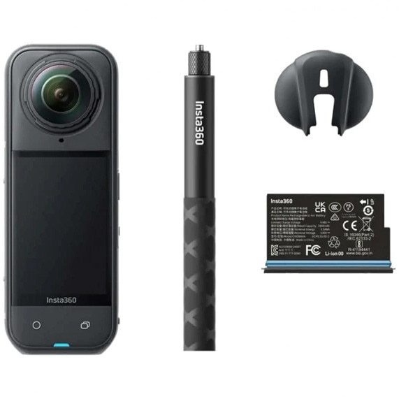 Camera video sport Insta360 X5, 8K, Starter Bundle