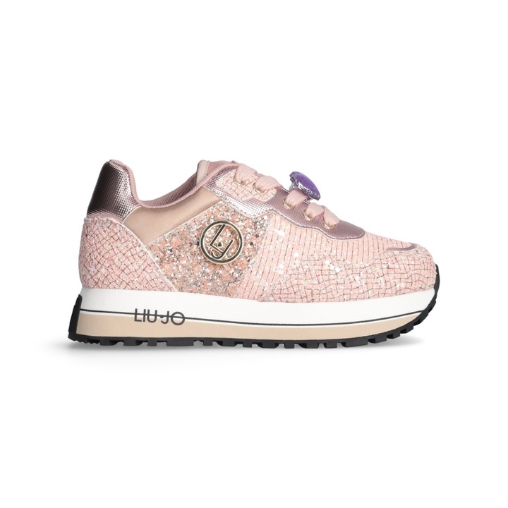 Детски сникърси Liu Jo MAXI WONDER sneaker, Розова пудра