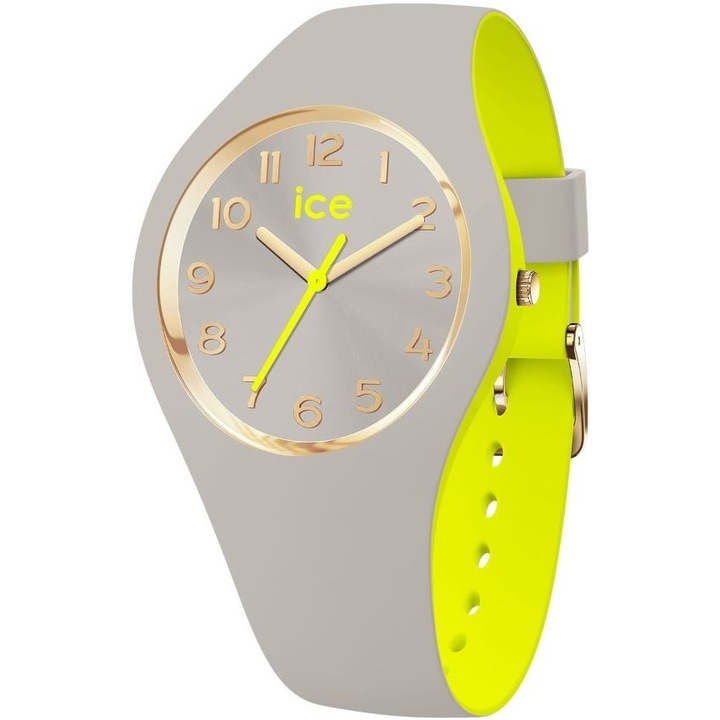 Ceas copii Ice-Watch, model Ice Duo Chic, gri, 34x9mm