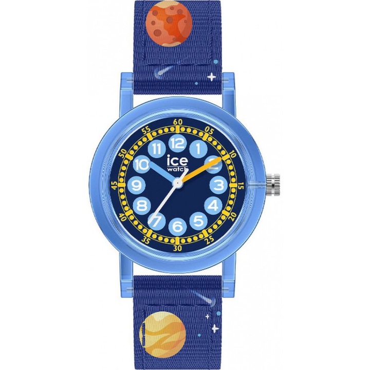 Ceas bărbătesc Ice-Watch 024500 albastru, curea nylon, 28x8mm, rezistent la apă 30m