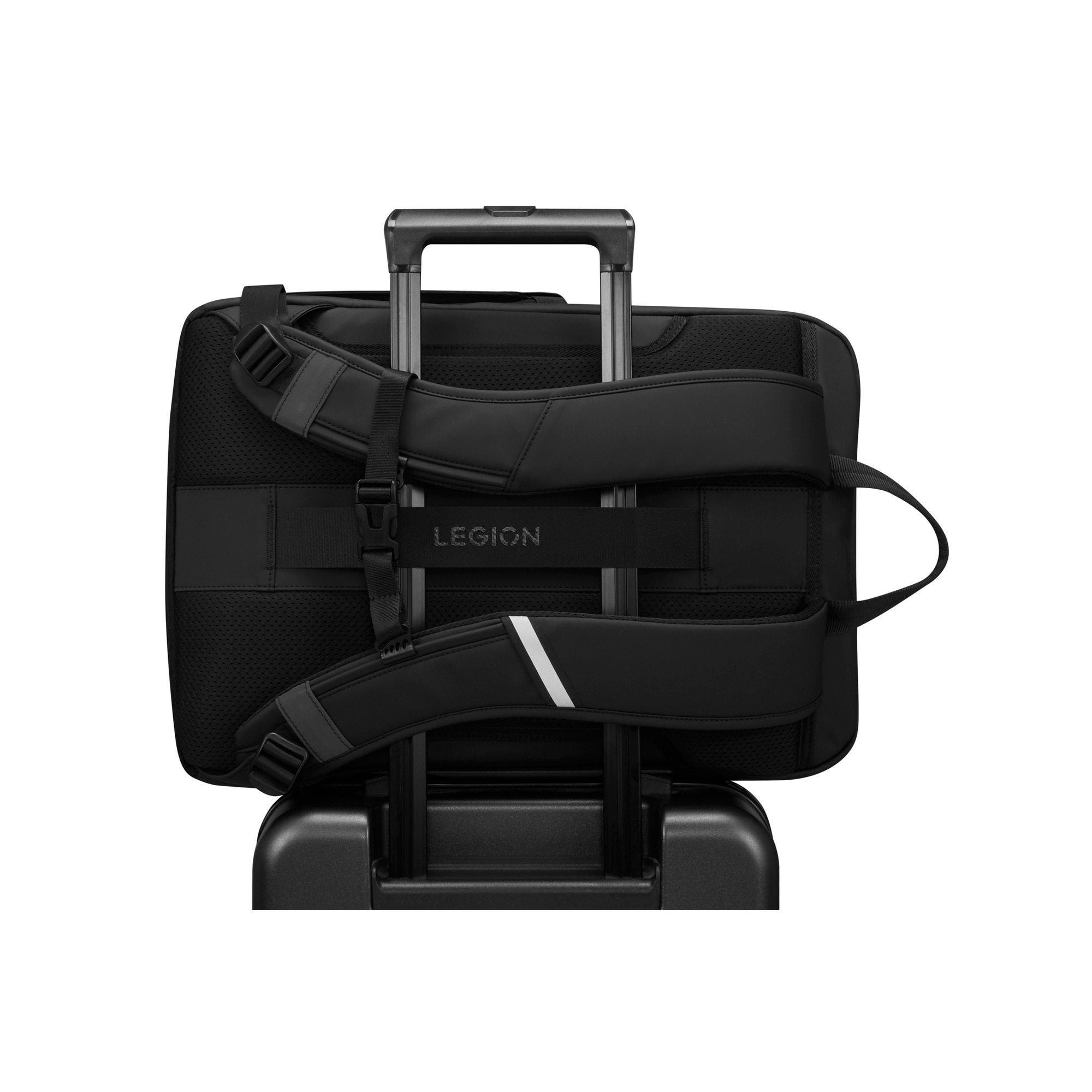 Rucsac Laptop Lenovo Legion 17" Gaming Backpack GB800, deschidere 180°, rezistent la apa, 410x290x30mm, Light Gray