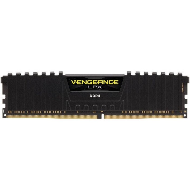 Memorie RAM, Corsair, Vengeance LPX 16GB, DDR4, 3200MHz, Negru