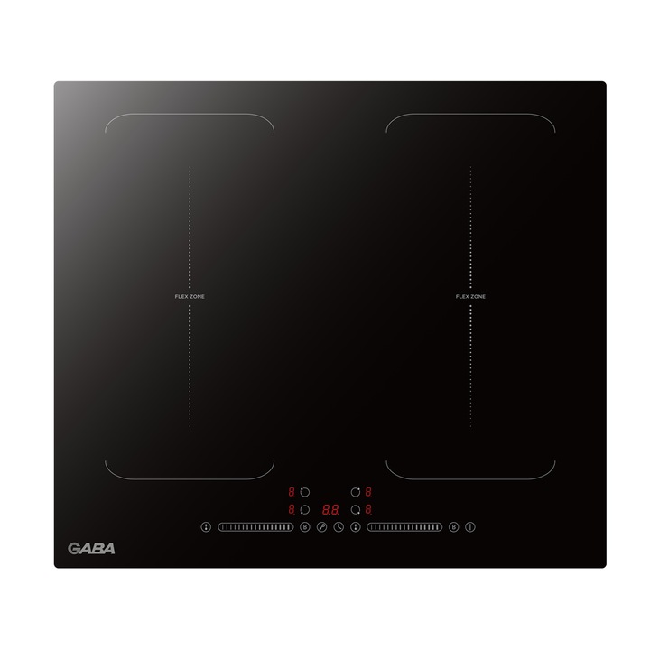 Gaba GMH-IND-4FZS beépíthető, indukciós főzőlap, 4 főzőzóna