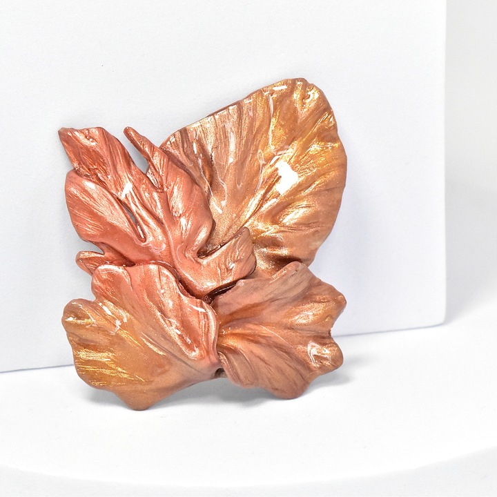 Brosa NARRU, lut polimeric, design abstract, multicolor