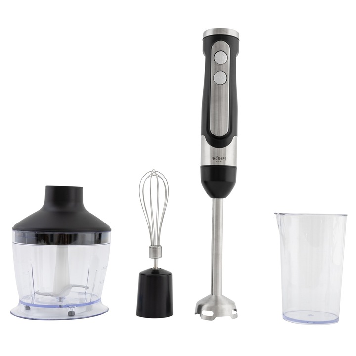 BÖHM BHB-2780 Set Blender Vertical 4 in 1, 1200 W, 2 viteze