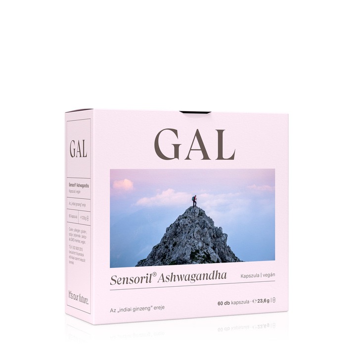 Gal Sensoril Ashwagandha, 60 capsule, echilibru hormonal, extract din radăcini și frunze