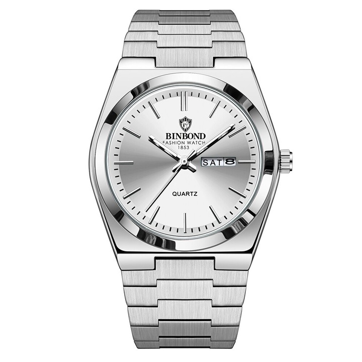 Ceas bărbați, BINBOND, quartz, metal, 44mm