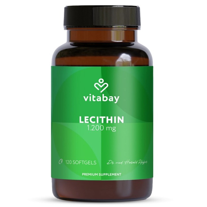 Lecitina 1.200 mg - 120 Capsule vegane, Vitabay