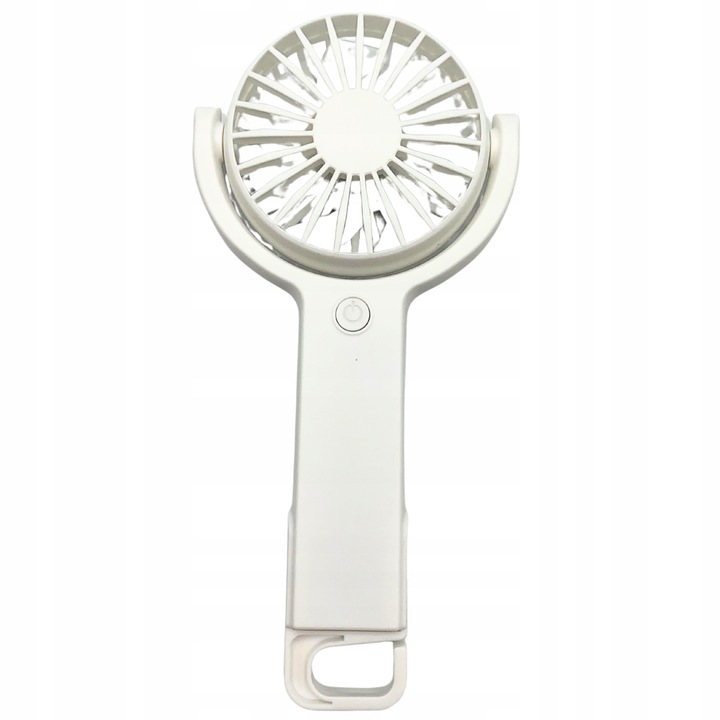 Ventilator portabil USB, 5 viteze, alb, 187x93x31mm, set cu cablu USB