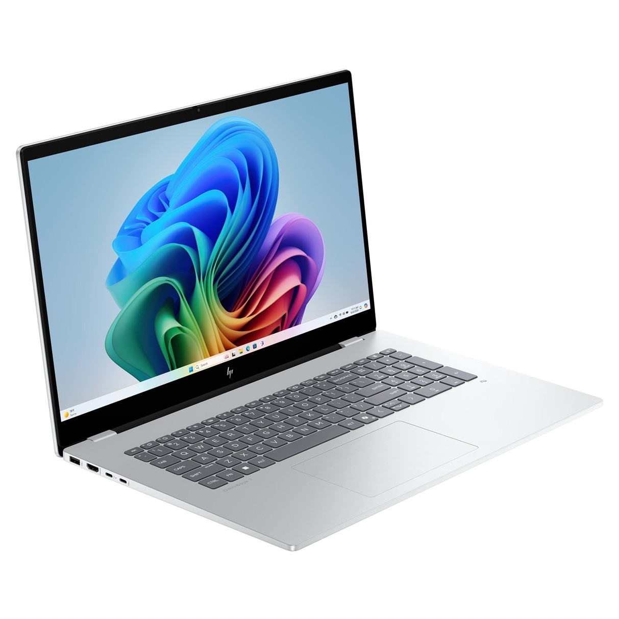 Laptop HP OmniBook 7, 17.3" Full HD Touchscreen, Intel® Core™ Ultra 7 258V pana la 4.8 GHz, 32 GB RAM LPDDR5x, 1 TB SSD, NVIDIA® GeForce® RTX 4050 6 GB, Windows 11 Home, Silver 1 TB