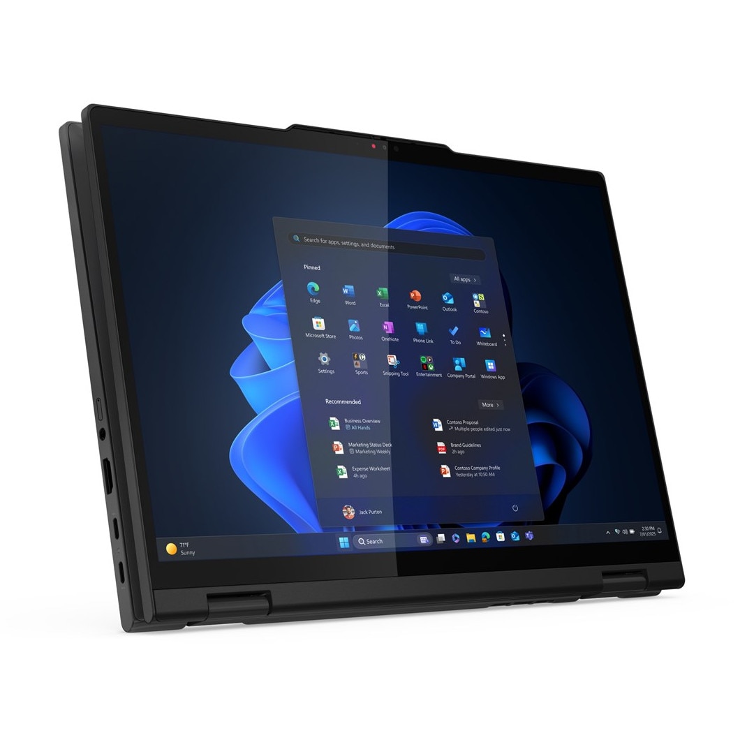 Laptop Lenovo ThinkPad T14s, 14" WUXGA Touchscreen, Intel® Core™ Ultra 5 225U pana la 4.8 GHz, 16 GB RAM LPDDR5x 7467, 512 GB SSD, Intel Graphics, Windows 11 Pro, Black 512 GB
