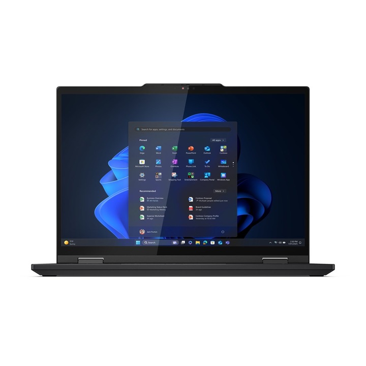 Laptop Lenovo ThinkPad T14s, 14" WUXGA Touchscreen, Intel® Core™ Ultra 5 225U pana la 4.8 GHz, 16 GB RAM LPDDR5x 7467, 512 GB SSD, Intel Graphics, Windows 11 Pro, Black 512 GB