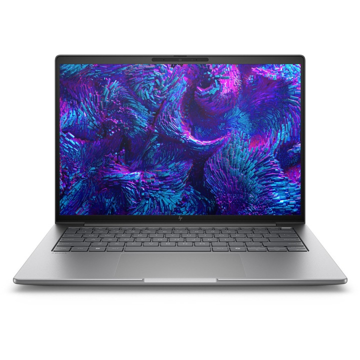 Laptop HP ZBook 8 G1i, 14" WUXGA, Intel® Core™ Ultra 7 255H pana la 5.1 GHz, 16 GB RAM DDR5 6400, 1 TB SSD, NVIDIA® RTX 500 Ada 4 GB, Windows 11 Pro, Meteor Silver 1 TB