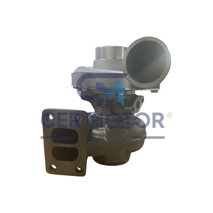 Turbófeltöltő CER TA3407 H1C, Cummins 6BT-vel kompatibilis, méretek 466563-0001 x 466563-0003