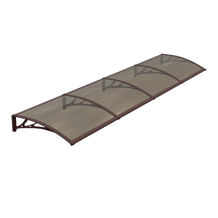 Copertina PREMIUM de usa, brate maro, placa 6mm intreaga bronz, MAPROFI, 400 x 100 cm