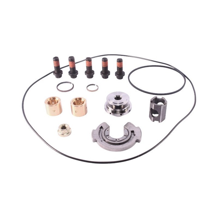 JRONE GT37V turbófeltöltő javító készlet, 2 db csapágy, 67mm O-gyűrű, 20.88x14.27mm alkatrész.