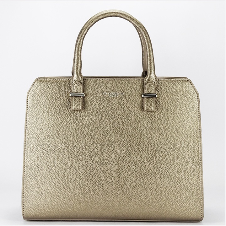 Geanta neagra Flora&CO Paris H6998 13 Negru, Auriu, 25x32x12