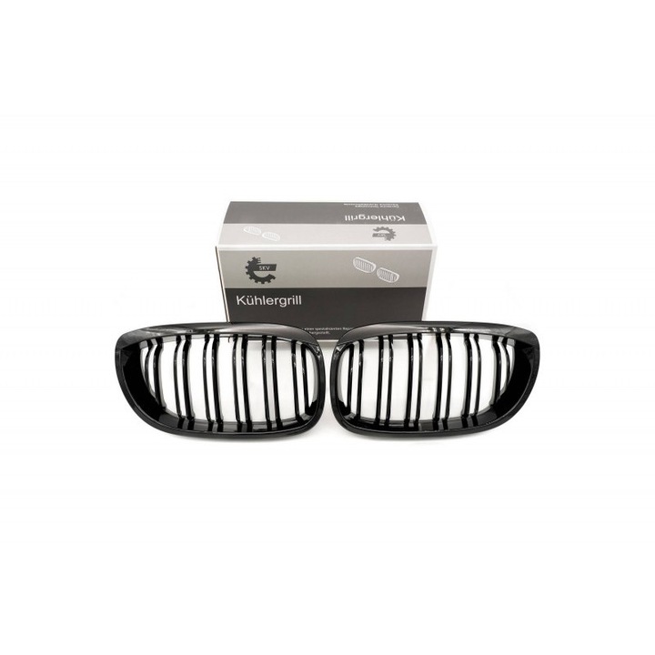 Acoperis Motor Attractor Dublu Lama Lucios Negru Bmw 3 E46 Facelift Coupe 51137064317