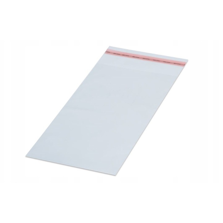 Pungi Celofan, Neopak, Set 100 Bucati, Autoadezive Cu Banda Lipici, Material Polietilena PE, Grosime 40um, Protectie Contra Umiditatii, Transparente Si Flexibile, 210x310mm + Clapeta 50mm