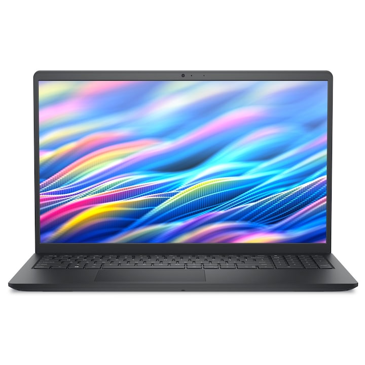 Laptop DELL DC15250, 15.6" Full HD, Intel® Core™ 3 100U pana la 4.7 GHz, 8 GB RAM DDR4 2666, 512 GB SSD, Intel® UHD Graphics, Windows 11 Pro, Black 512 GB