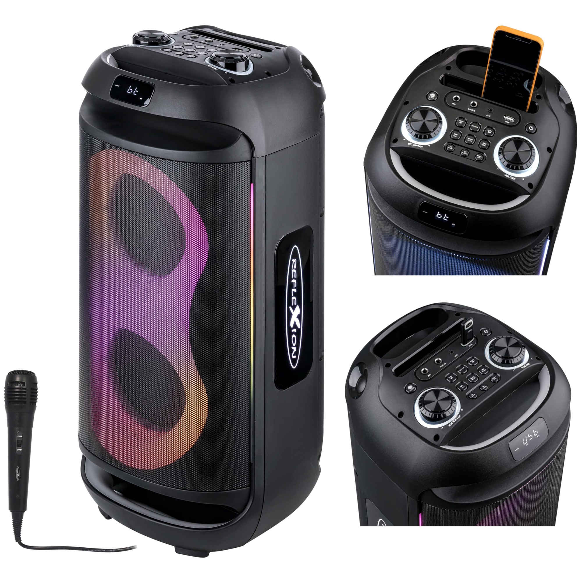 Boxa portabila Akai ABTS-DK15 cu BT, lumini disco, functie