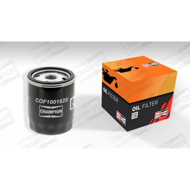 Filtru ulei Champion COF100182S compatibil cu Ford 1.0-2.0, 2000-2023