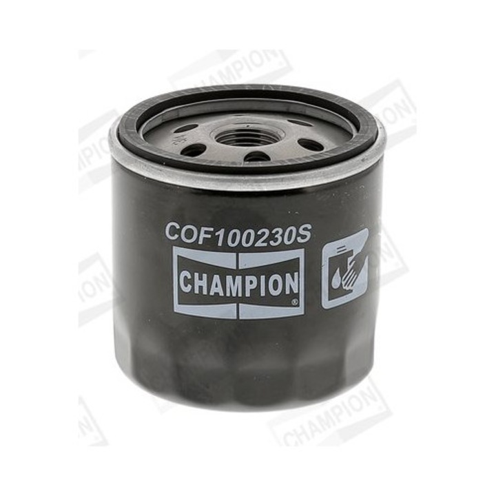 Champion COF100230S olajszűrő, kompatibilis Volkswagen, Skoda, SEAT, FIAT, ALFA ROMEO, Maserati, 1.0-1.6, 1970-2015