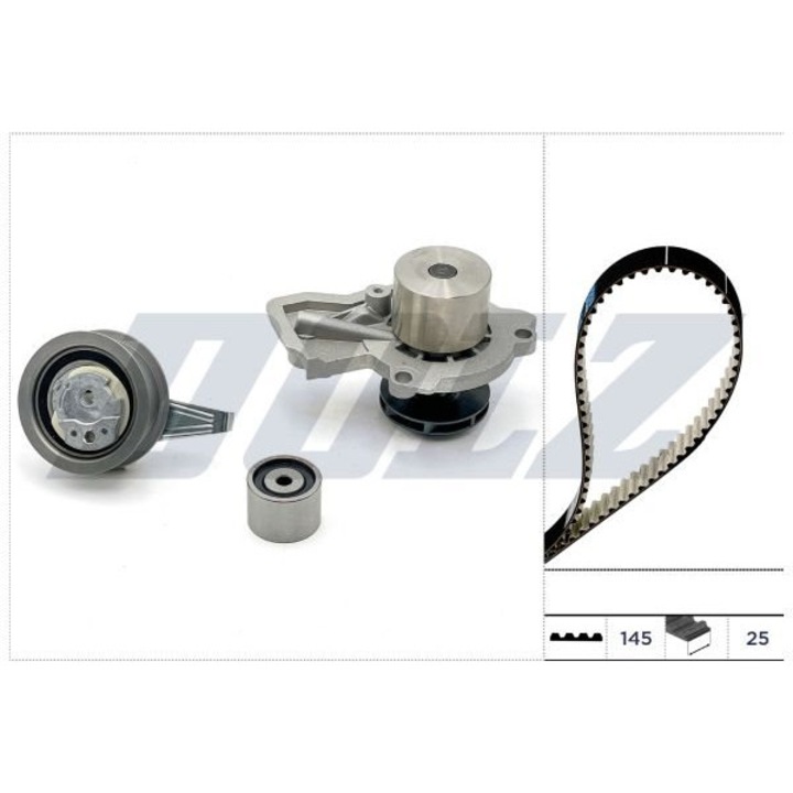 Комплект ангренажна верига DOLZ KD253 за Volkswagen 1.4, 2014-2022, 13 приложения