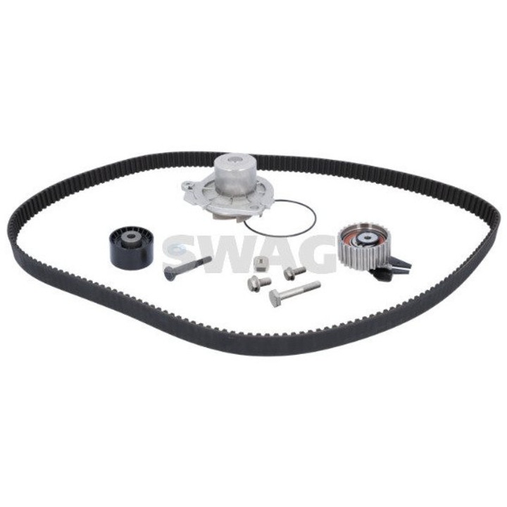 SWAG komplett vezérműszíj készlet Ford T 1.9D, 1999- modellekhez, magas hőmérsékletnek ellenálló anyagokból