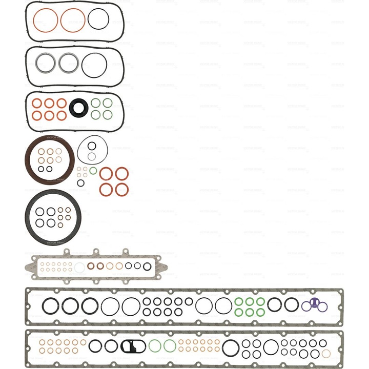 Tömítéskészlet, motorblokk REINZ DH10A, 6 hengeres