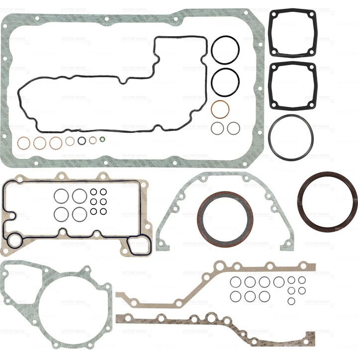Tömítéskészlet Mercedes-Benz motorblokkhoz, 08-23922-04, kompatibilis az MK, SK, NG, O 303, O 404, O 340 modellekkel, 1964-2003