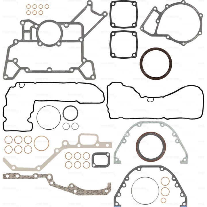 Motorblokk tömítéskészlet, Victor Reinz, Mercedes OM501-hez, 1996-2009