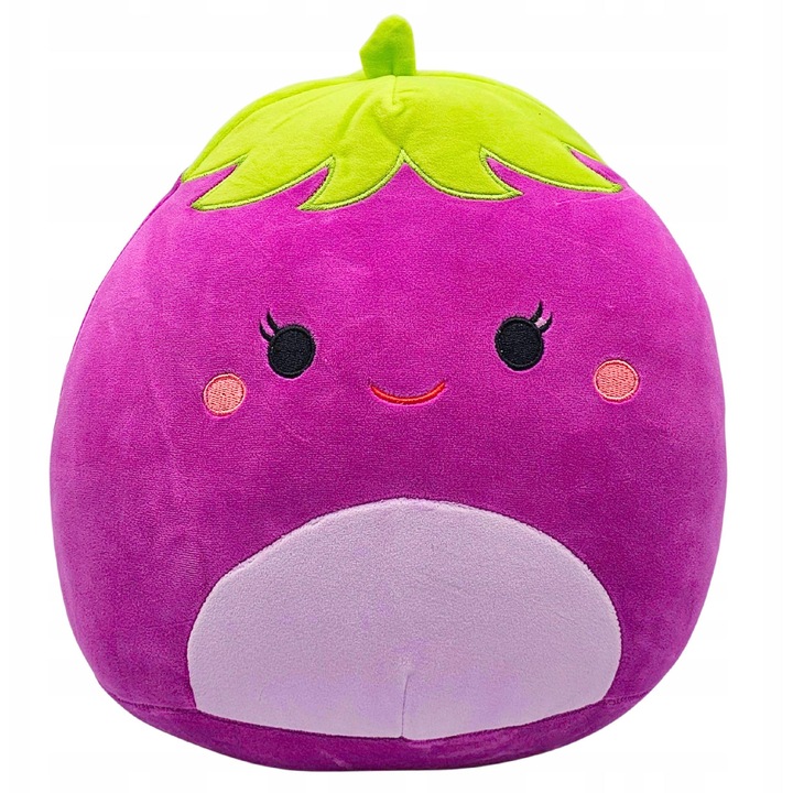 Плюшена играчка талисман Глен, 18 см, лилав, 2 в 1 (одеяло + възглавница)