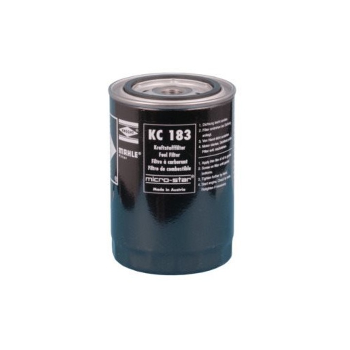 Knecht KC183 üzemanyagszűrő, kompatibilis Renault Trucks, kompatibilis MIDLINER, MANAGER, MAGNUM, G, MAJOR, 1971-2006