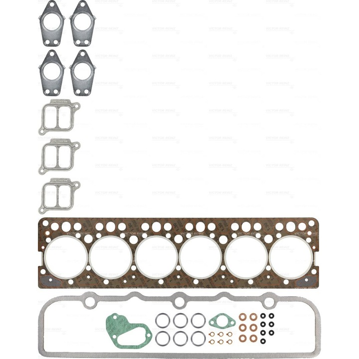 VICTOR REINZ 02-27350-06 hengerfejtömítés készlet, kompatibilis Mercedes OM366, 1970-2008