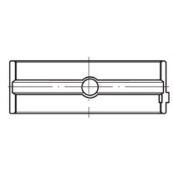 Főtengely csapágy MAHLE, DEUTZ FL91, 099HL10199100