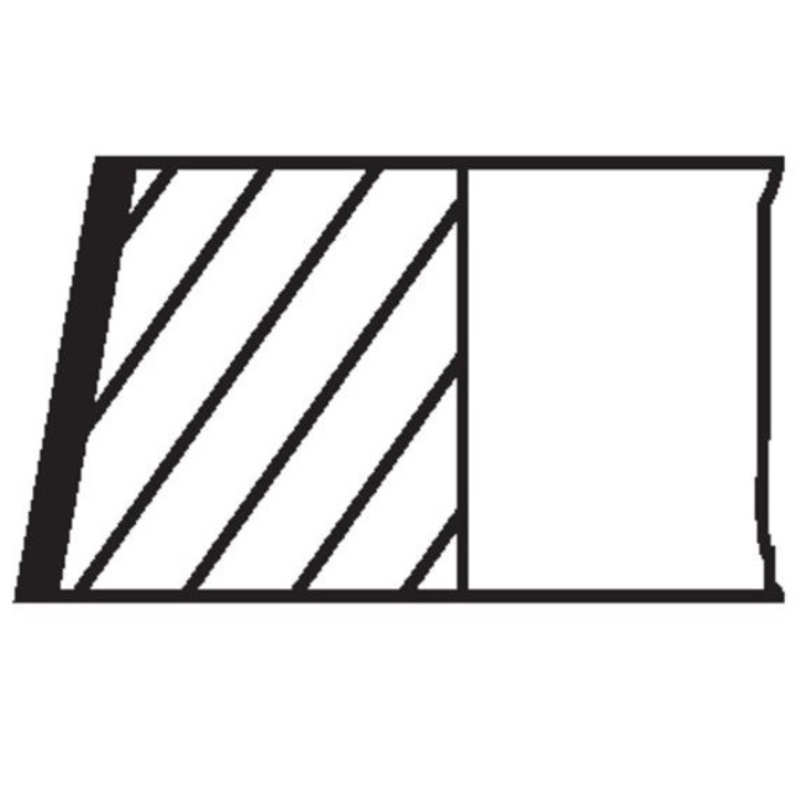 Dugattyúgyűrű MAHLE 50380N0, Porsche 911, 911 Cabriolet, 911 Targa, 1980-1989