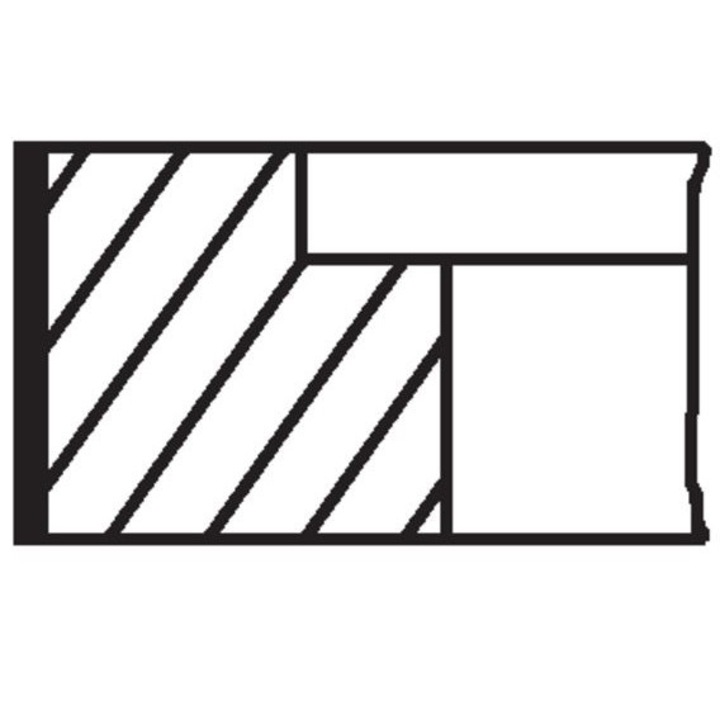 Dugattyúgyűrű, Mahle, VW 2.5/2/3 2-höz