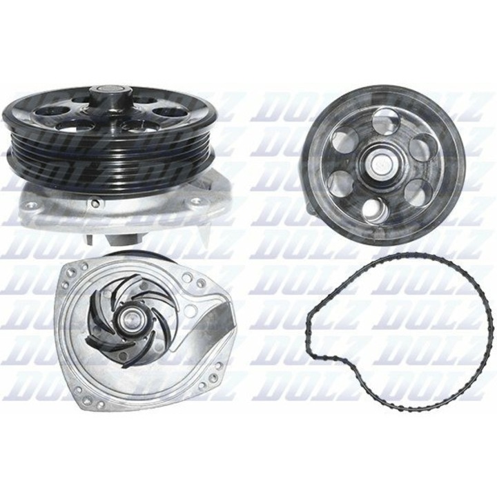 Водна помпа DOLZ O200, съвместима с OPEL 2.0D, 2008-2017, за Insignia и Camaro