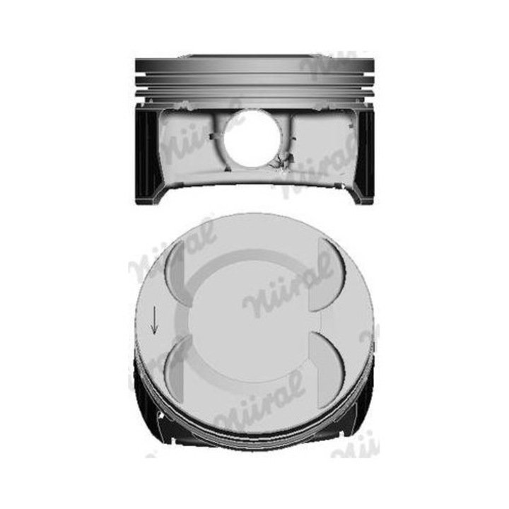 Dugattyú, Goetze 8743550700, OPEL 1.6T 08- modellekhez, 1.2/1.2/2, m-45.1mm, cs. 19x53mm