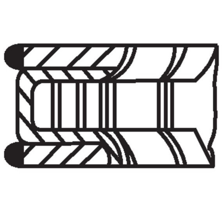 Dugattyúgyűrűk, Mahle, VW 1.2/1.2/2 1.4TSI/1.6FSI-hez