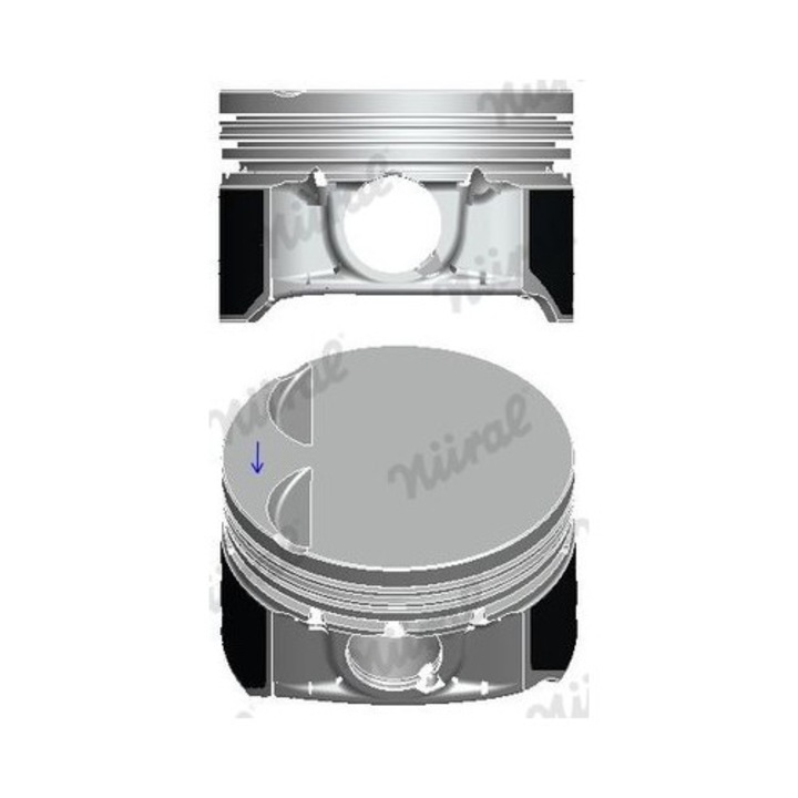 Goetze 8750180040 dugattyú Volkswagen 2.0 ABF-hez, 1991-1999, kopásálló, precíz illesztés